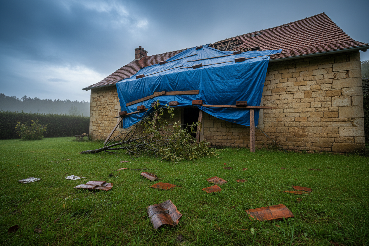 Urgence toiture 24/7 et intervention tempête à Besançon